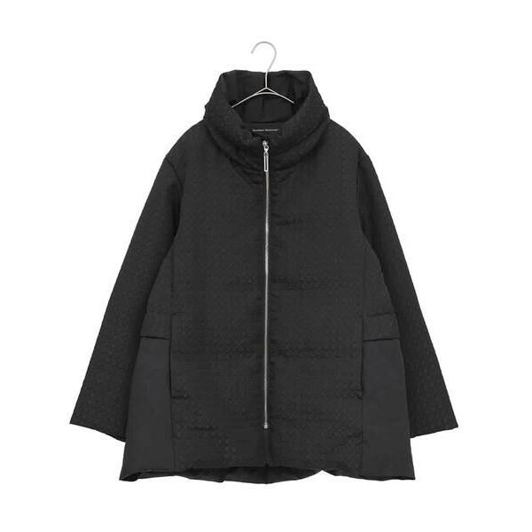 HIROKO KOSHINO / ヒロココシノ 千鳥柄ジャカードダウンジャケット