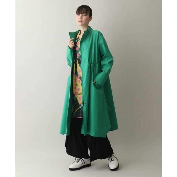 HIROKO KOSHINO / ヒロココシノ スタンドカラーデザインスプリングコート /日本製