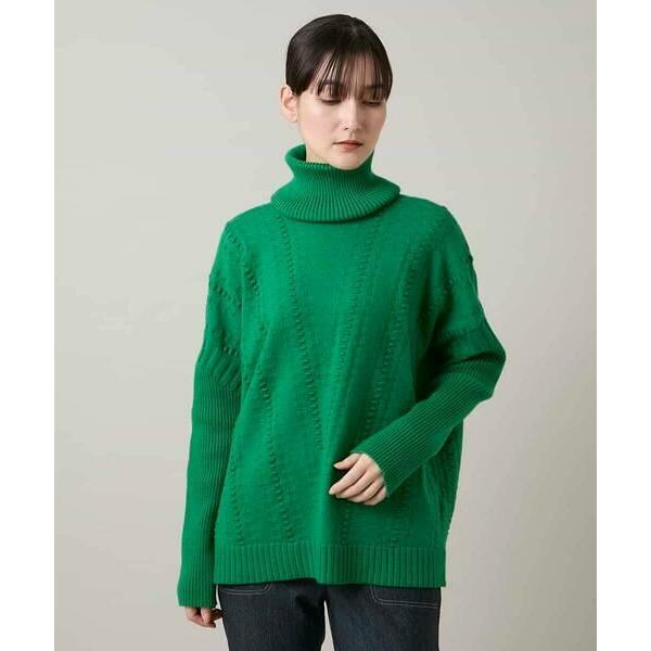 HIROKO KOSHINO / ヒロココシノ ジャカードニットデザインプルオーバー /洗える