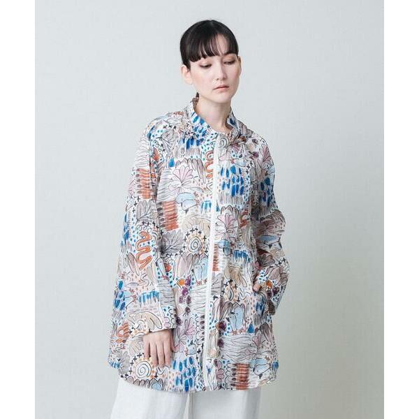 HIROKO KOSHINO / ヒロココシノ ペンギンプリントナイロンコート/洗える