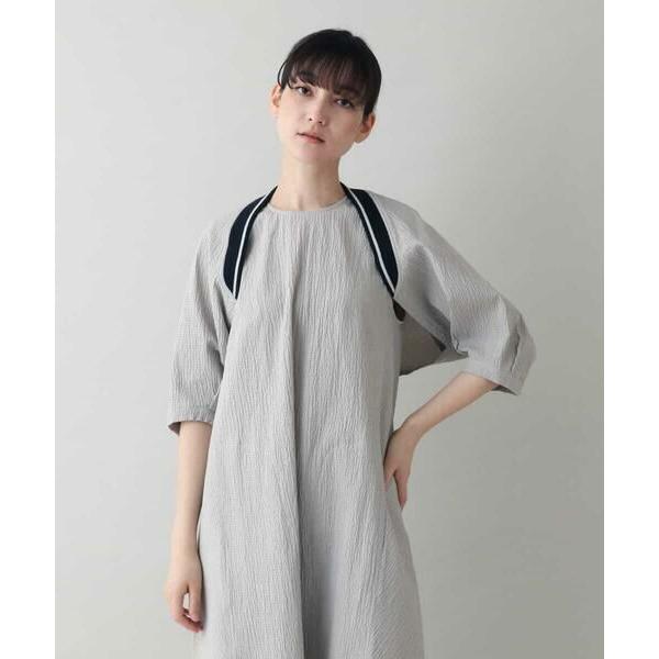 HIROKO KOSHINO / ヒロココシノ バンピーコットンクロップドボレロ/洗える