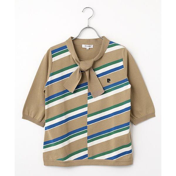pierre cardin signe / ピエール・カルダン シーニュ バイアスボーダープルオーバ...