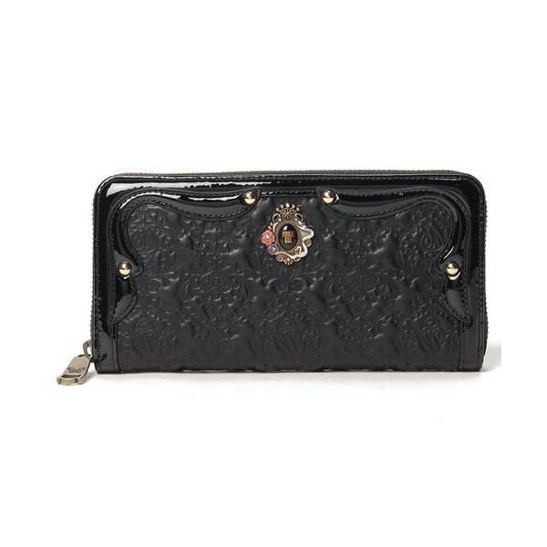 ANNA SUI / アナスイ セルパン ラウンド長財布 レッド