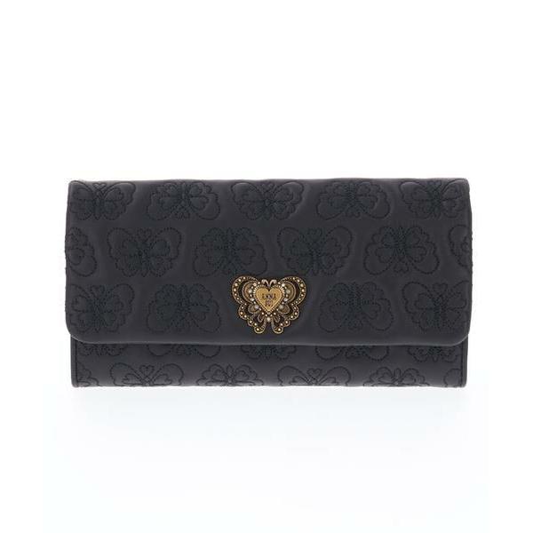 ANNA SUI / アナスイ チェイス 被せ長財布 ゴールド
