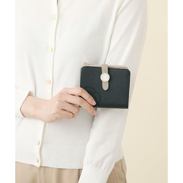 CLATHAS / クレイサス ブラン Lファスナー2つ折り財布 ホワイト