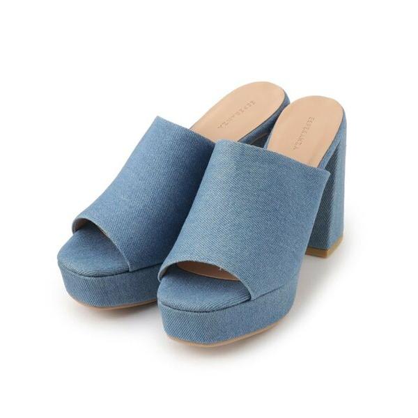 ESPERANZA / エスペランサ 厚底ミュールヒールサンダル　24SS