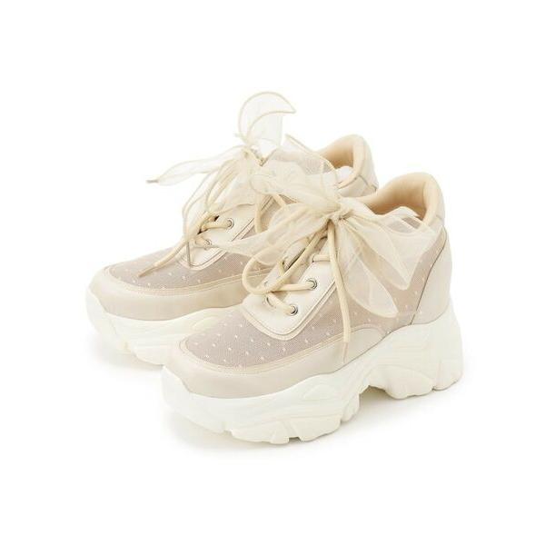 ESPERANZA / エスペランサ きゅんフィットインソールチュールリボンスニーカー