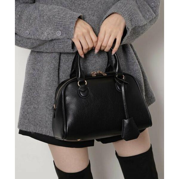 ESPERANZA / エスペランサ シボフェイクレザー2WAYボストンバッグ