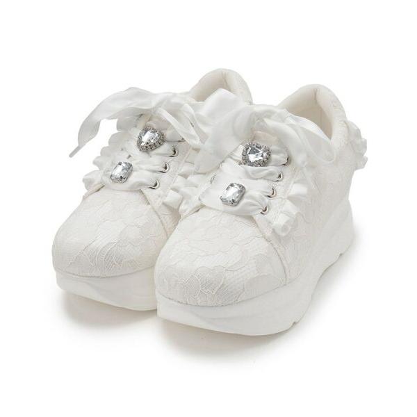 ESPERANZA / エスペランサ 厚底キラキラストーン付きスニーカー