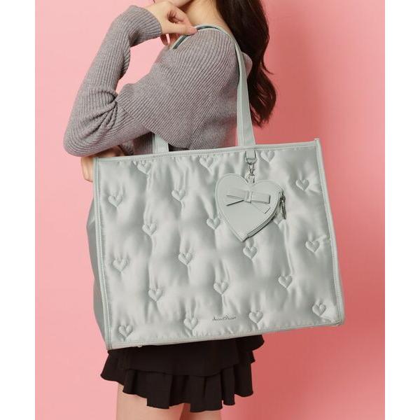 ESPERANZA / エスペランサ 【キャリーオンベルト付き】ハートモチーフトートバッグ