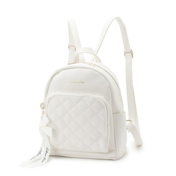 ESPERANZA / エスペランサ リボンチャーム付キルティングミニリュック