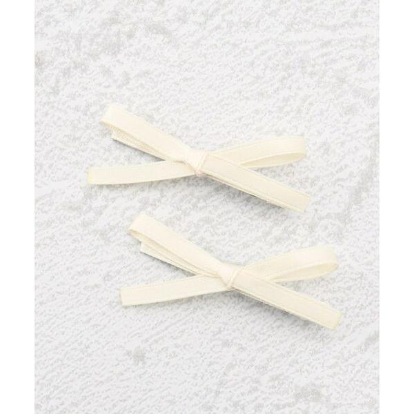 ESPERANZA / エスペランサ ヘアクリップ サテン スリム リボン 2個セット