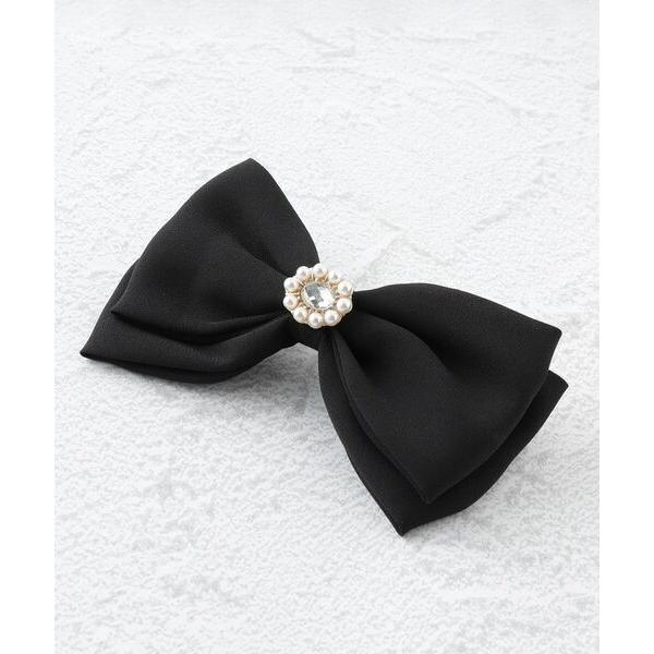 ESPERANZA / エスペランサ ビジュー付きリボンバレッタ