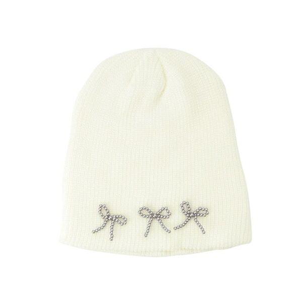 ESPERANZA / エスペランサ ビーズリボンニット帽