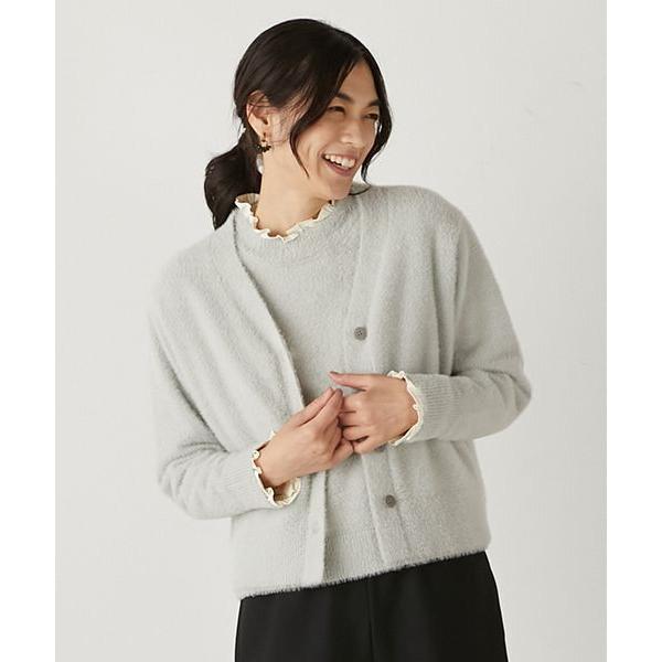 LOGEMENT DE CLAIRE / ロジュモンドクレール 【落ち着いた煌きラメフェザー大人Vネ...