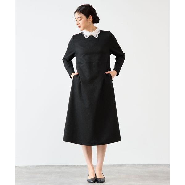 LOGEMENT DE CLAIRE / ロジュモンドクレール 【noir】カットツィードロングワン...