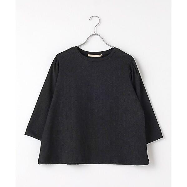 LOGEMENT DE CLAIRE / ロジュモンドクレール 【ふくれ地柄タックスリーブプルオーバ...