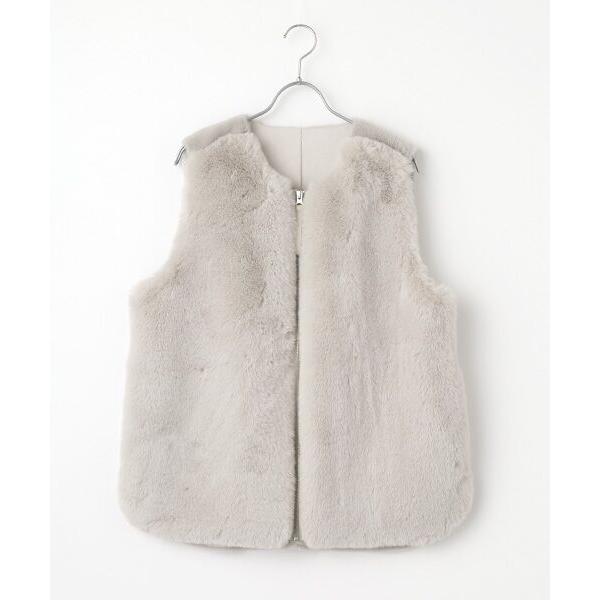 LOGEMENT DE CLAIRE / ロジュモンドクレール 【エコファーチュニックZIPベスト】