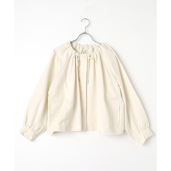 LOGEMENT DE CLAIRE / ロジュモンドクレール ギャザーネックブルゾン