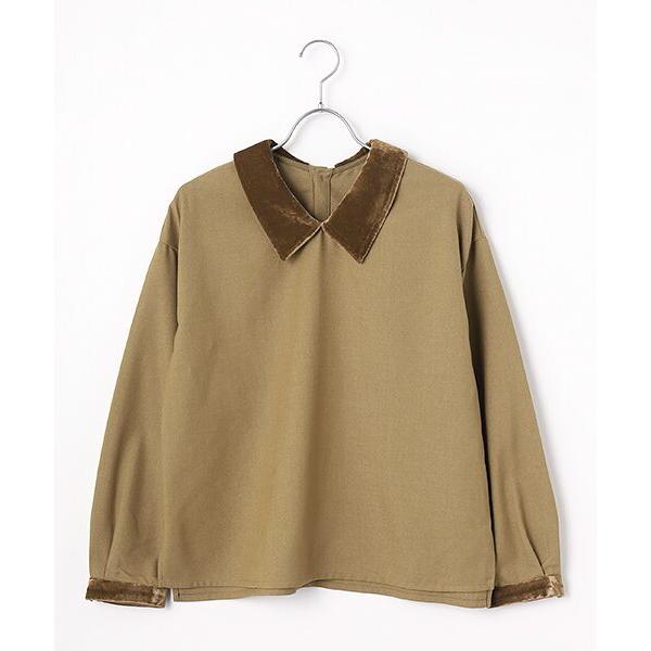 LOGEMENT DE CLAIRE / ロジュモンドクレール 【LOURMARIN】ベルベット衿ブ...