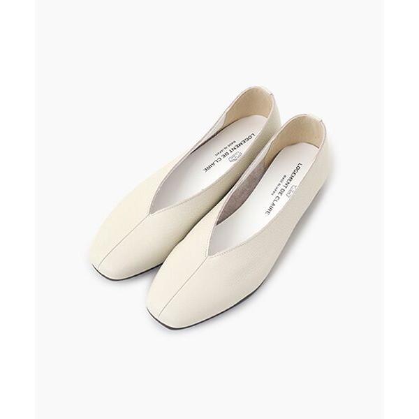 LOGEMENT DE CLAIRE / ロジュモンドクレール Vカットフラットシューズ