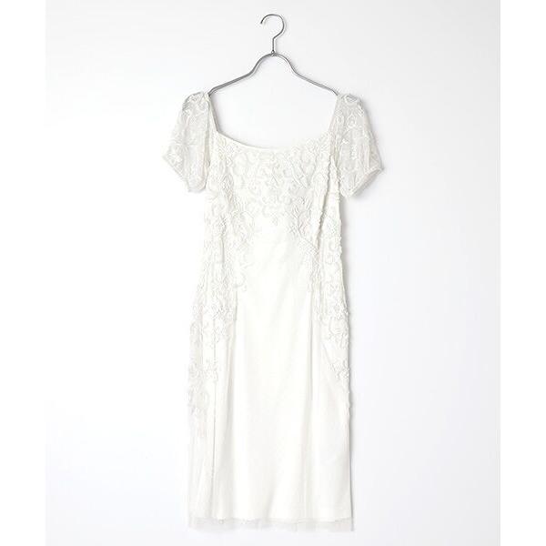 Adrianna Papell / アドリアナ パペル Off Shoulder Beaded Dr...