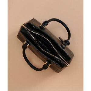 【美品】トラペズミニヨン ボストンバッグ　サマンサタバサ パンチングトラペズミニヨン ボストンバッグ(FREE フューシャ