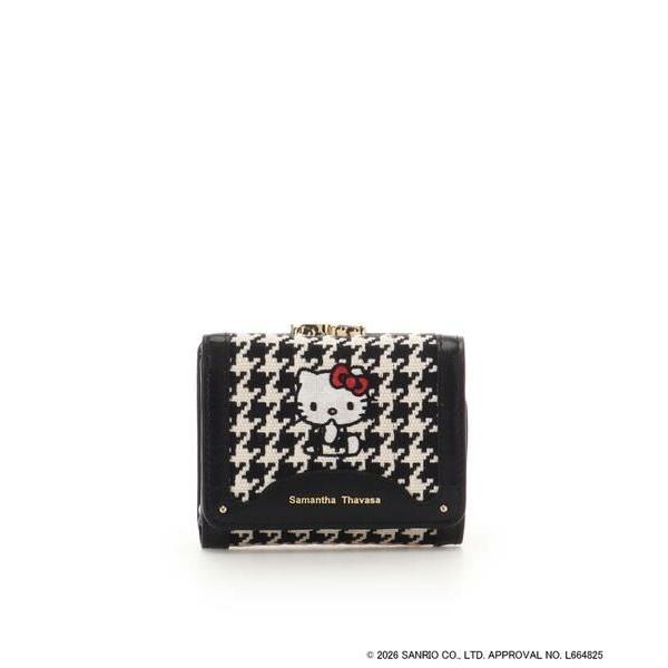 Samantha Thavasa / サマンサタバサ 「ハローキティ」コレクション 口金折財布（ブラ...