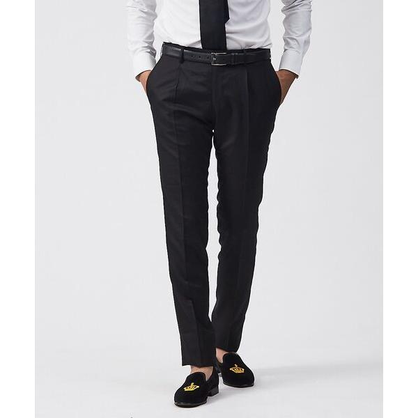 DESIGNWORKS / デザインワークス 【セットアップ対応】ウールシルク ワンタック スラック...