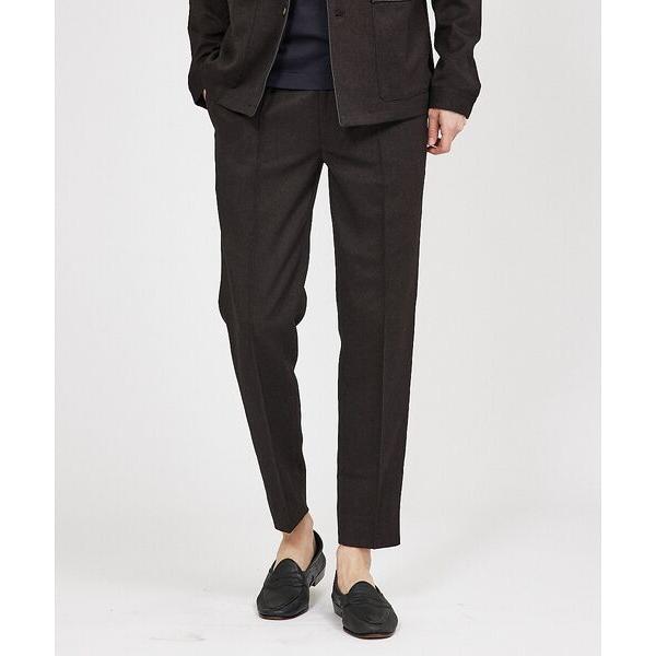DESIGNWORKS / デザインワークス 【セットアップ対応】ウール調　ツイル ピンタックパンツ