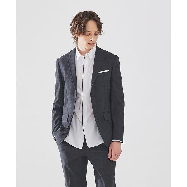 DESIGNWORKS / デザインワークス 【セットアップ対応】裏起毛ヘリンボーンストレッチ ジャ...