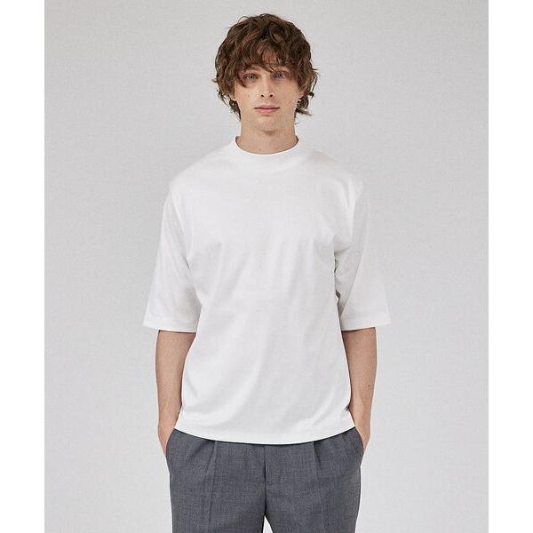 DESIGNWORKS / デザインワークス 【ITADAKI】モックネック5分袖 Tシャツ