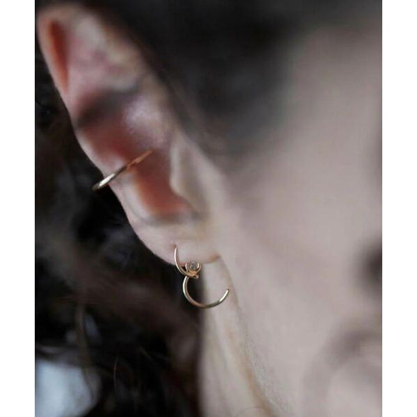 DESIGNWORKS / デザインワークス 【Lamie/ラミエ 】S ピアス Dia (SS)右...