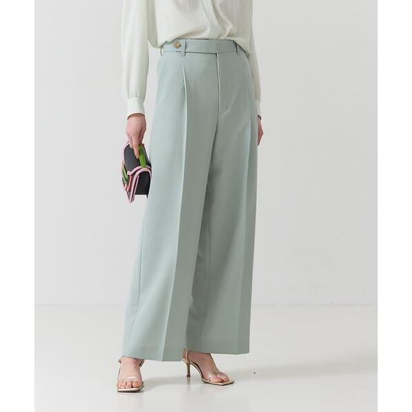 DESIGNWORKS / デザインワークス 強撚ウールギャバワイドパンツ