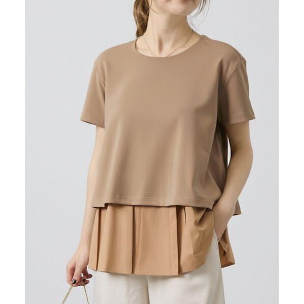 DESIGNWORKS / デザインワークス 【セットアップ対応】後ろタフタペプラムプルオーバー