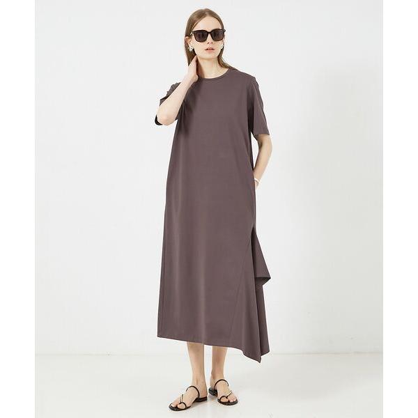 DESIGNWORKS / デザインワークス サイドスリット半袖ワンピース