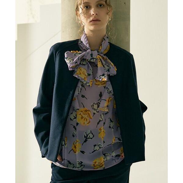 DESIGNWORKS / デザインワークス ペプラムショートコート