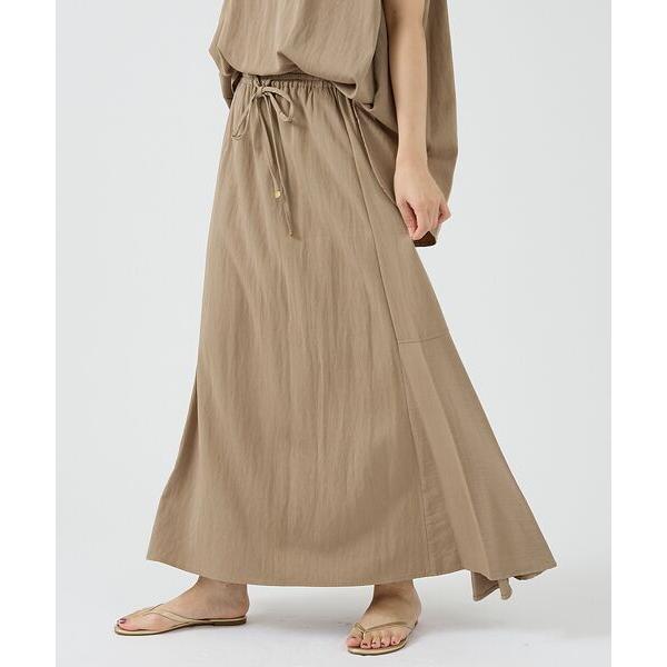 DESIGNWORKS / デザインワークス 【セットアップ対応】レーヨンセットアップフレアスカート