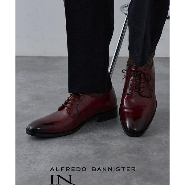 alfredoBANNISTER / アルフレッド・バニスター セミスクエアトゥ 外羽根 プレーント...