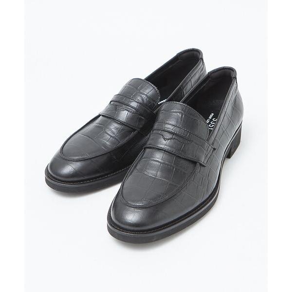 5351POUR LES HOMMES / 5351プール・オム クロコエンボスローファー