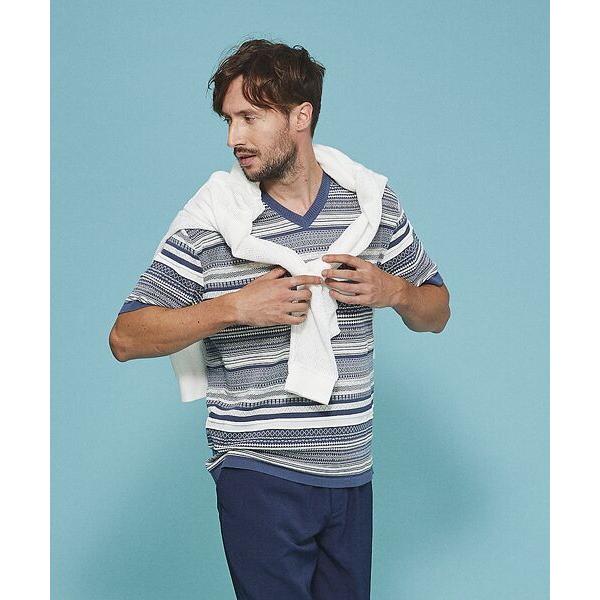 5351POUR LES HOMMES / 5351プール・オム リンクスジオメトリック ジャガード...