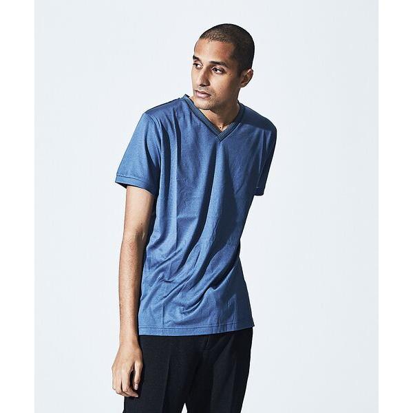 5351POUR LES HOMMES / 5351プール・オム トリアセリバーニット VネックTシ...