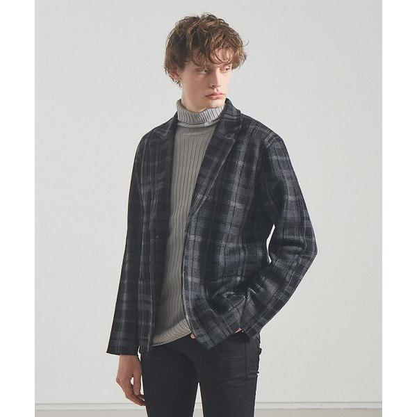 5351POUR LES HOMMES / 5351プール・オム 14G チェック ニットジャケット