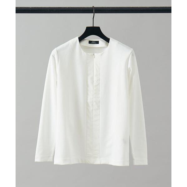 5351POUR LES HOMMES / 5351プール・オム スリットネック 長袖Tシャツ