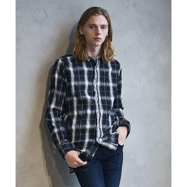 5351POUR LES HOMMES / 5351プール・オム ワッシャーチェック 長袖シャツ
