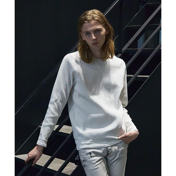 5351POUR LES HOMMES / 5351プール・オム サーマルワッフル 長袖ニット