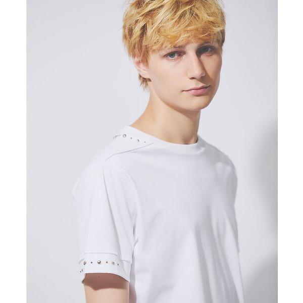 5351POUR LES HOMMES / 5351プール・オム スタッズ 半袖 Tシャツ