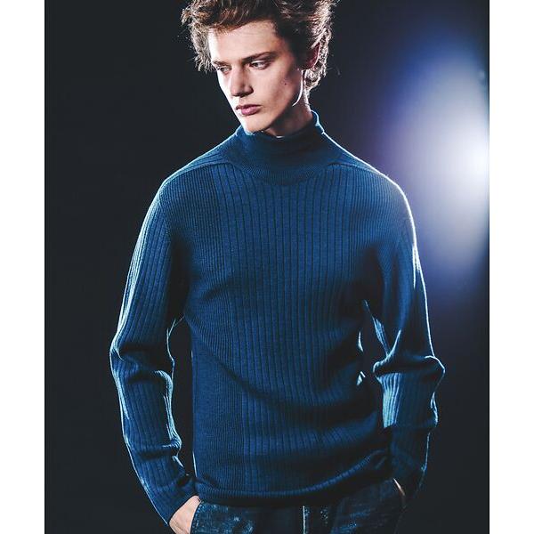 5351POUR LES HOMMES / 5351プール・オム ホールガーメント タートルネックニ...