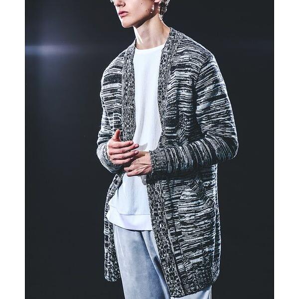 5351POUR LES HOMMES / 5351プール・オム ダメージ ニットカーディガン