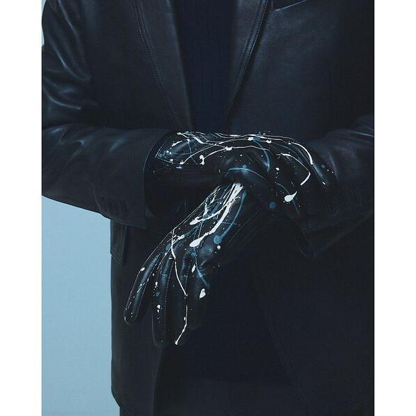 5351POUR LES HOMMES / 5351プール・オム ペインティング レザーグローブ /...